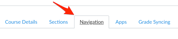 Select the navigation tab